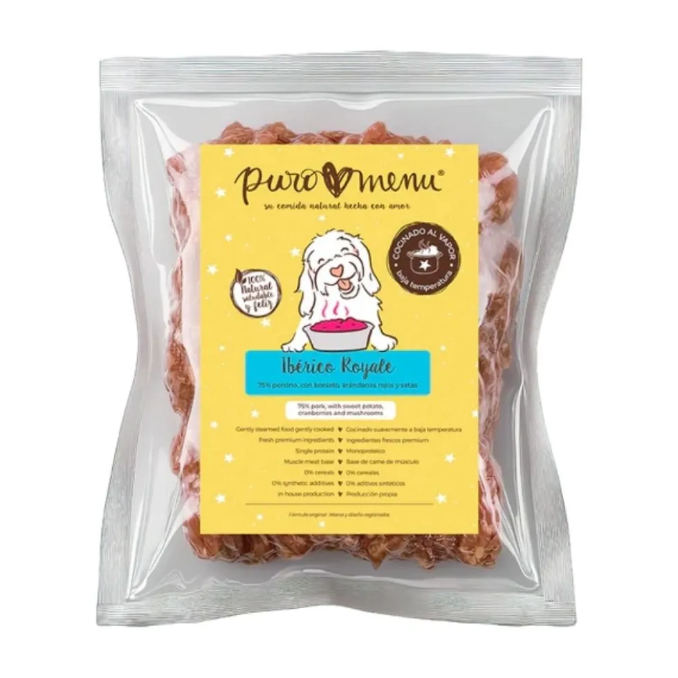 Puromenu Menú Cocinado Ibérico Royale para Perro