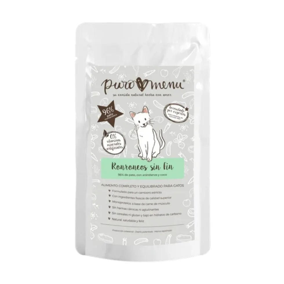 Puromenu Sobre de Pato (Ronroneos sin Fin) para Gato
