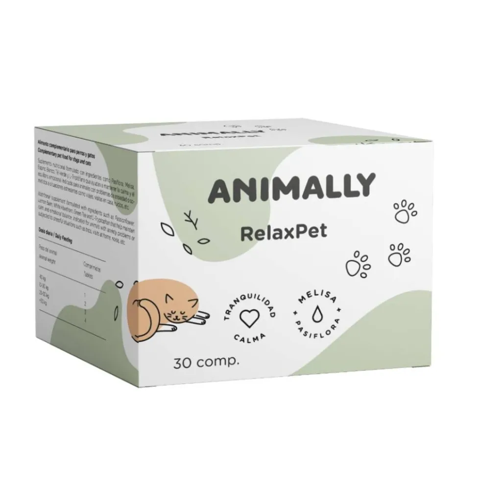 RelaxPet Animally - 30 Comprimidos Perro y Gato
