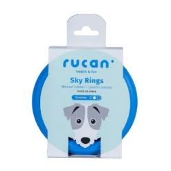 Rucan Frisbee Sky Rings Azul para Perro