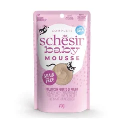 Schesir Baby Mousse de Hígado de Pollo para Gatito