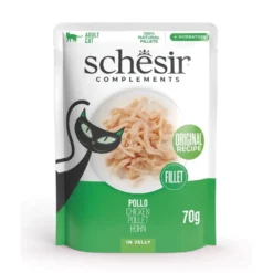 Schesir Complements Filetes de Pollo en Gelatina para Gatos