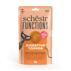 Schesir Functions Puré de Calabaza con Hierba de Trigo para Gato