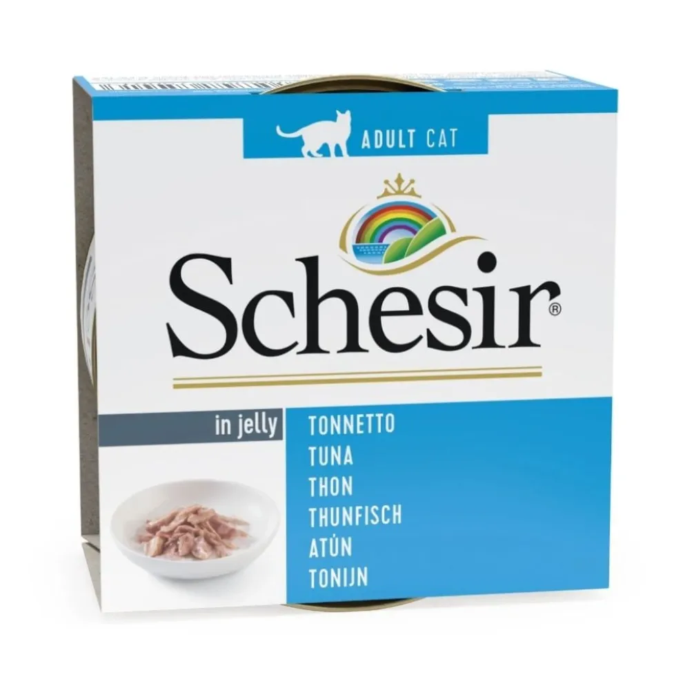 Schesir Lata Atún en Gelatina para Gato