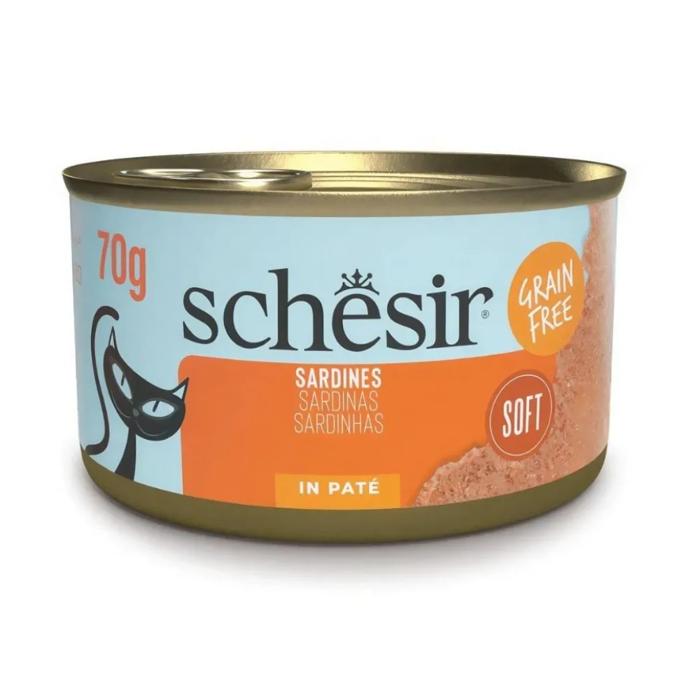 Schesir Lata de Paté de Sardinas para Gato