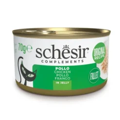 Schesir Lata de Pollo en Gelatina para Gato
