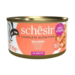 Schesir Lata de Salmón en Caldo para Gato