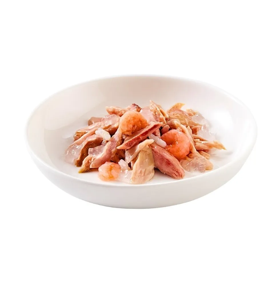 Schesir Sobre de Atún con Gambas para Gatos