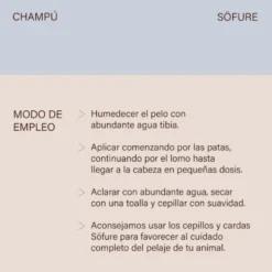 Söfure Champú Natural para Perro Cachorro