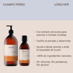 Söfure Champú Natural para Perros de Pelo Largo
