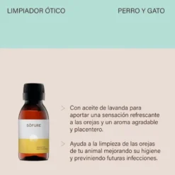 Söfure Limpiador de Oídos Natural para Perros y Gatos