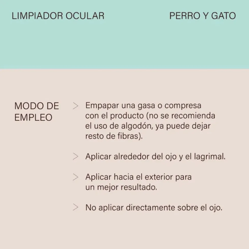 Söfure Limpiador de Ojos Natural para Perros y Gatos