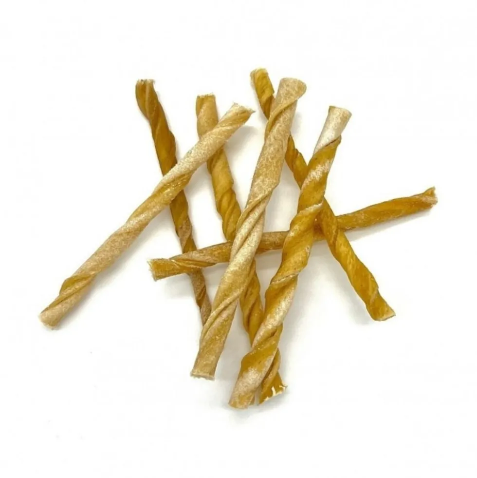 Snacks Naturales Palos de Piel Trenzada (8 uds)