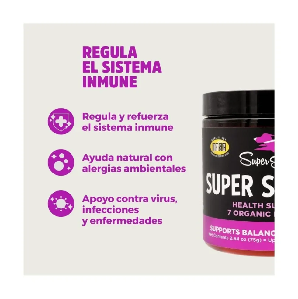 Suplemento Super Snouts Super Shrooms Sistema Inmune