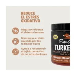 Suplemento Super Snouts Turkey Tail para Perros y Gatos