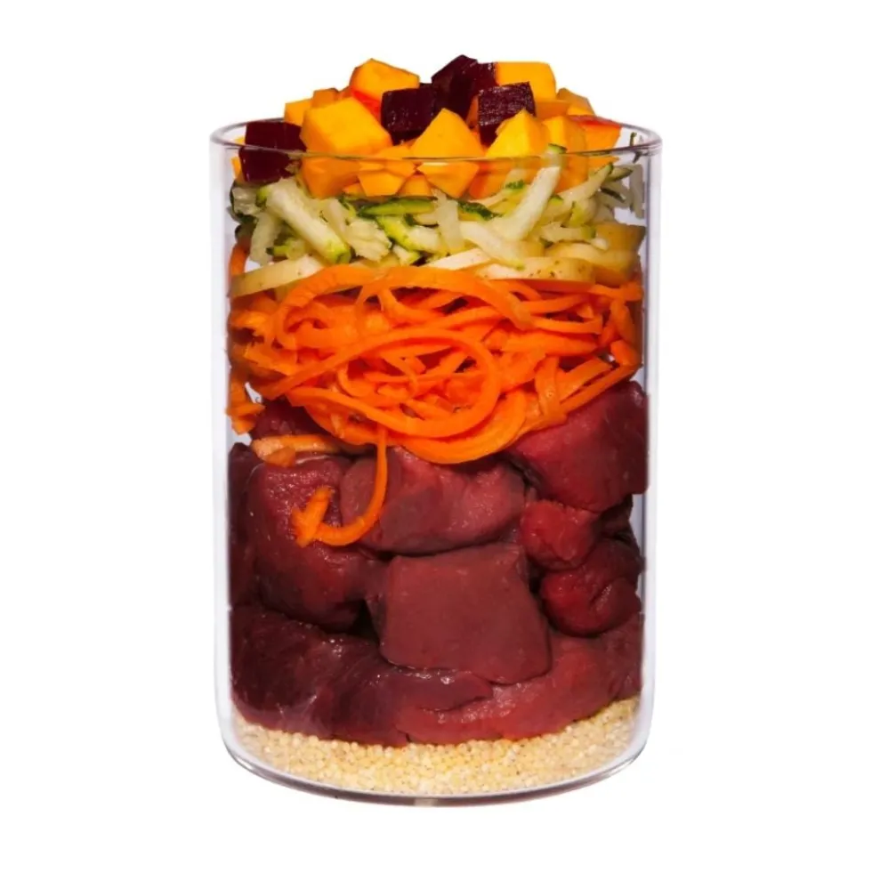 Terra Canis Classic Lata de Venado con Calabaza para Perro
