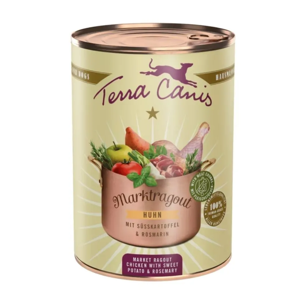 Terra Canis Marktragout Lata de Pollo con Batata para Perro
