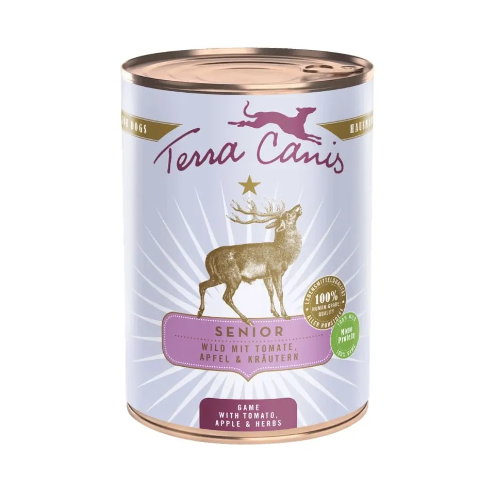 Terra Canis Senior Lata de Venado con Tomate para Perros