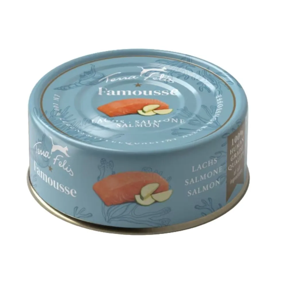 Terra Felis Famousse Lata de Salmón para Gato