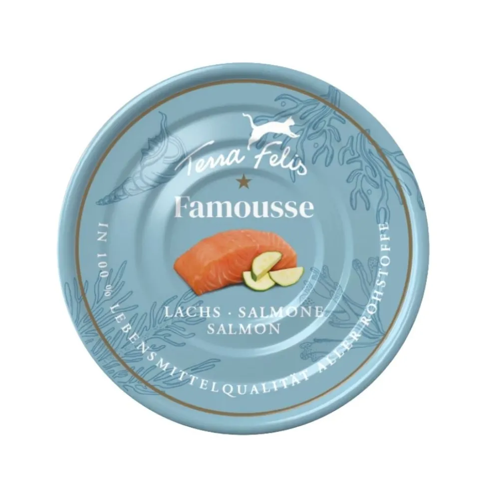 Terra Felis Famousse Lata de Salmón para Gato