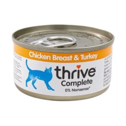 Thrive Lata de Pechuga de Pollo y Pavo para Gato