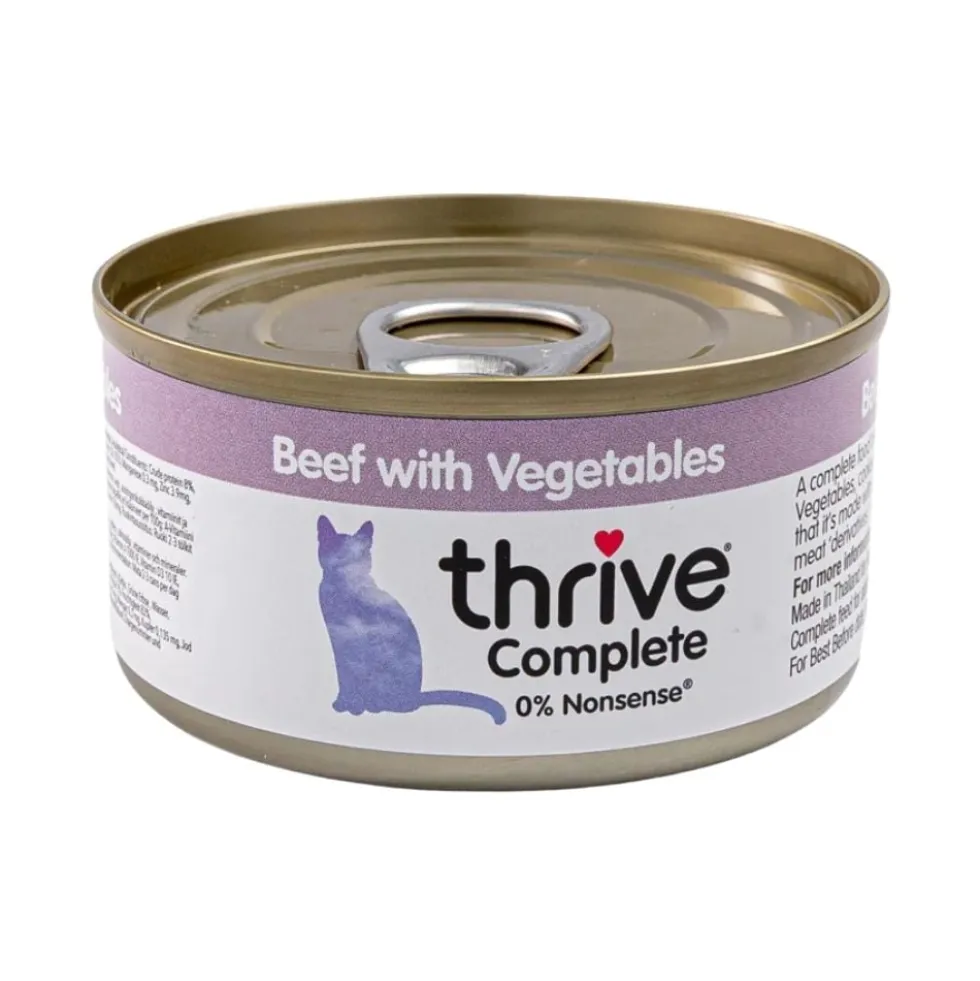 Thrive Lata de Ternera y Verduras para Gato