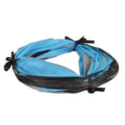 Tunel para Gatos Flamingo Gris y Azul