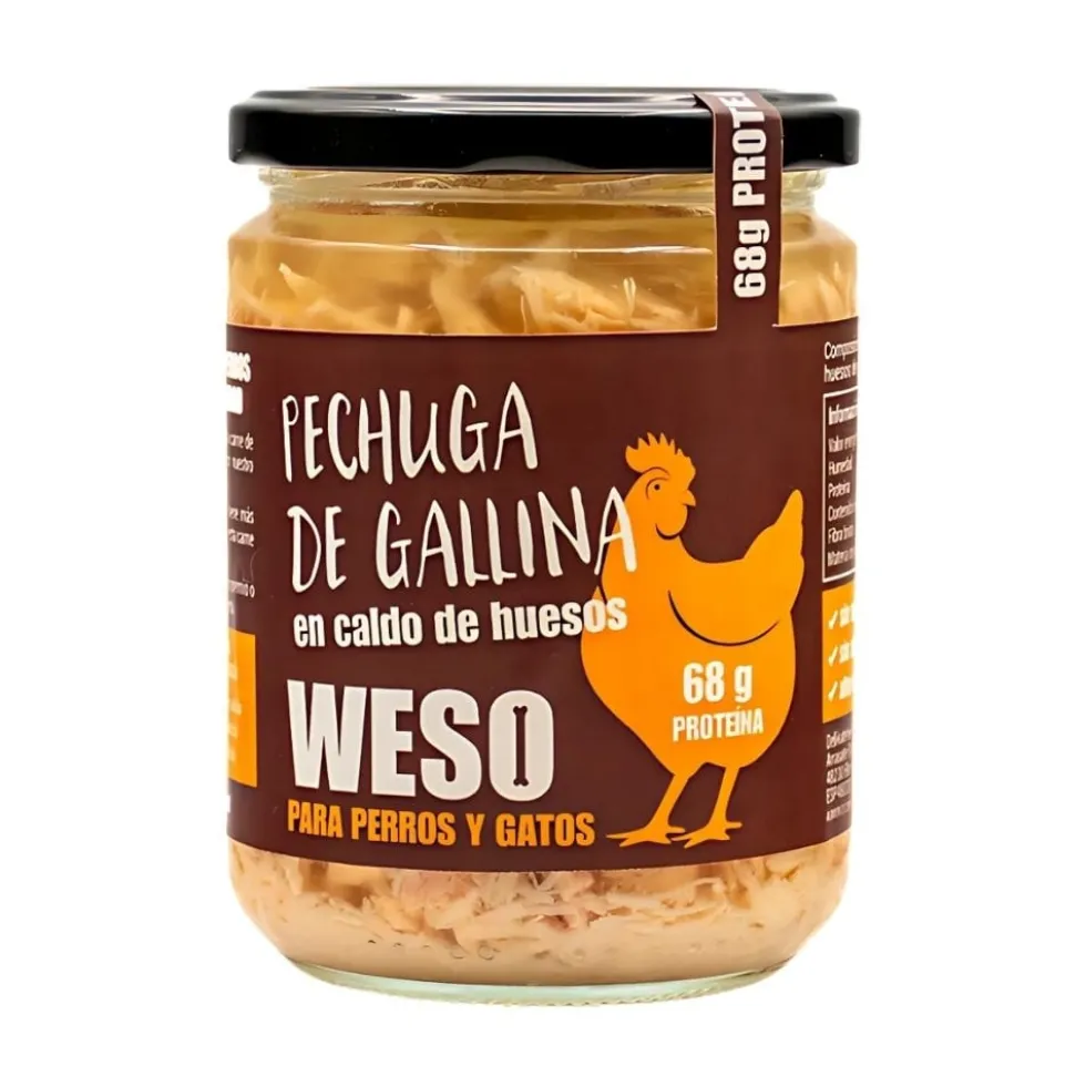 Weso Pechuga de Gallina en Caldo 400g