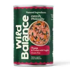 Wild Balance Comida Húmeda Cocinada de Atún y Pavo para Perro