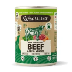 Wild Balance Comida Húmeda Cocinada de Ternera para Perro