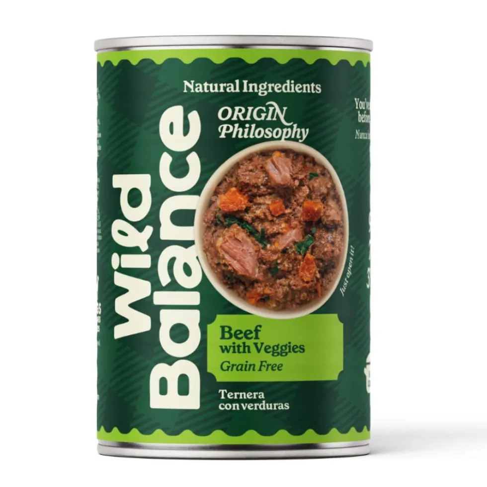 Wild Balance Comida Húmeda Cocinada de Ternera para Perro
