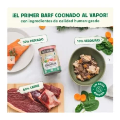 Wild Balance Comida Húmeda Cocinada de Salmón y Ternera para Perro