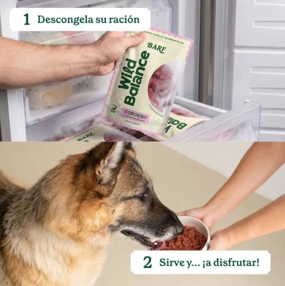 Wild Balance Dieta BARF Cordero con Verduras para Perro