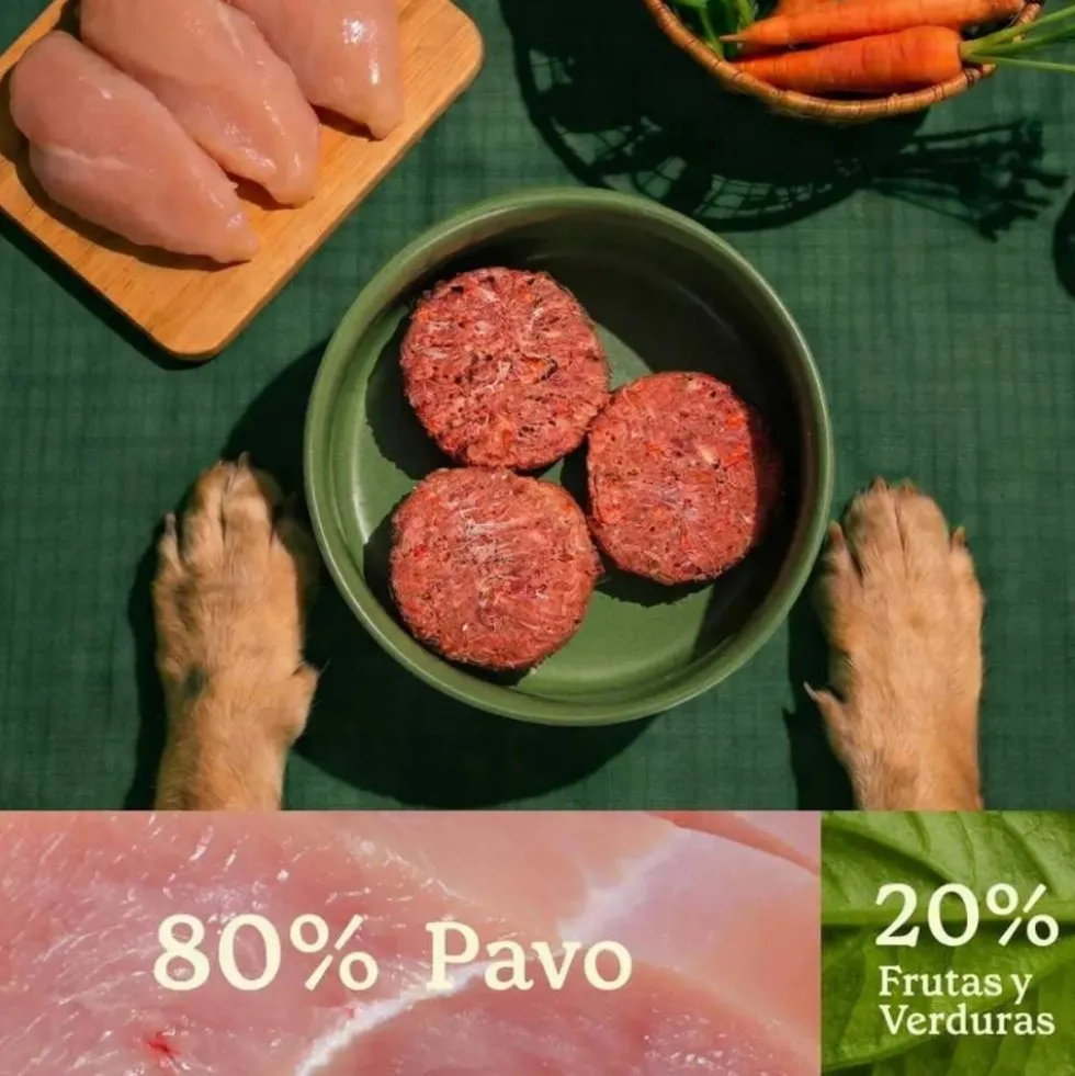 Wild Balance Dieta BARF Pavo con Verduras para Perro