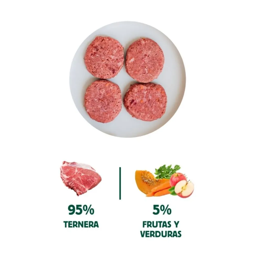 Wild Balance Dieta BARF Ternera y Verduras para Gatos