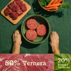 Wild Balance Dieta BARF Ternera con Verduras para Perro