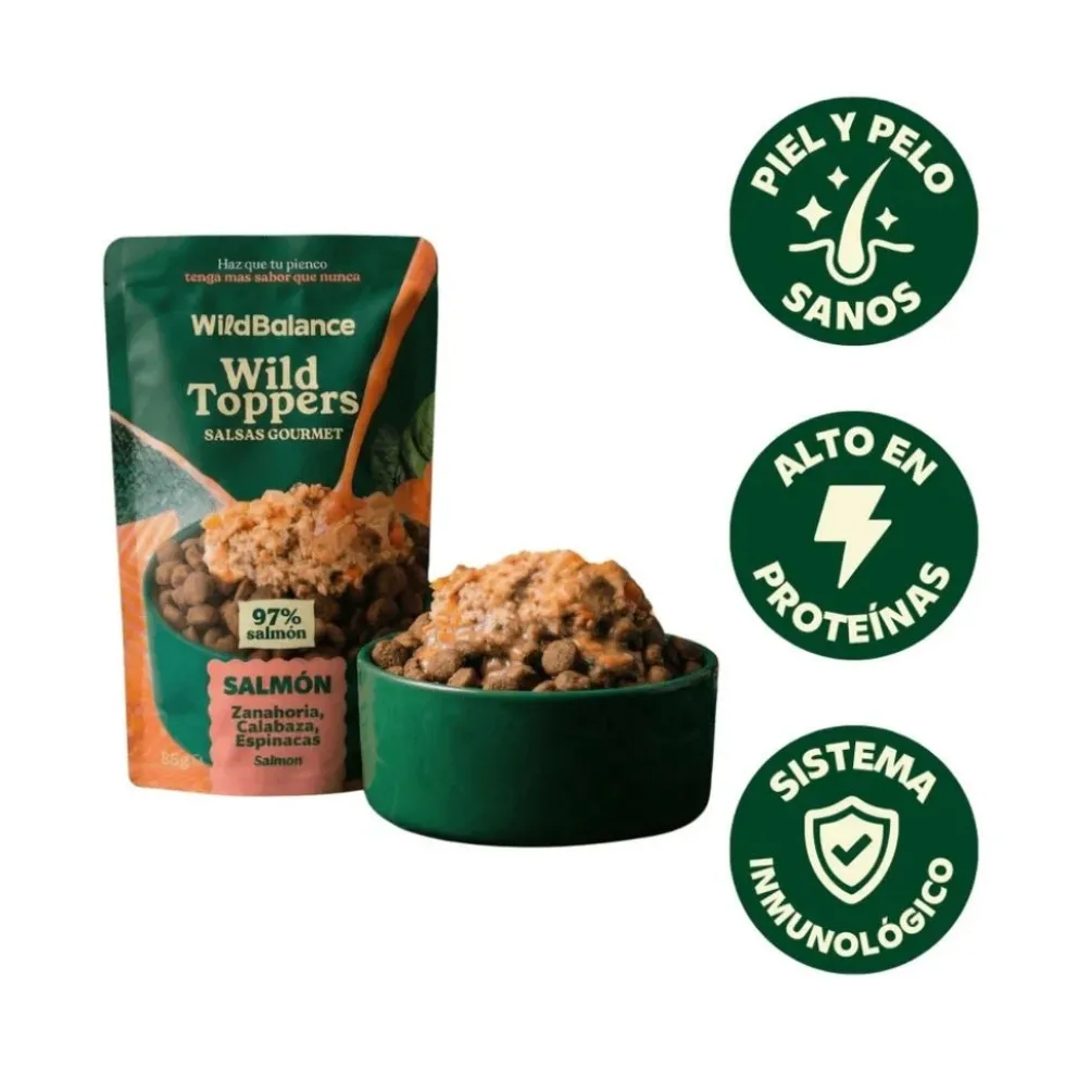 Wild Balance Topper Salsa Gourmet de Salmón para Perro