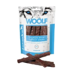 Woolf Snack Tiras de Salmón y Zanahoria