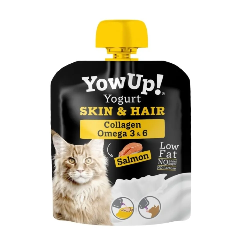 Yow Up Yogurt Colágeno y Omega 3 y 6 - Skin and Hair Gato