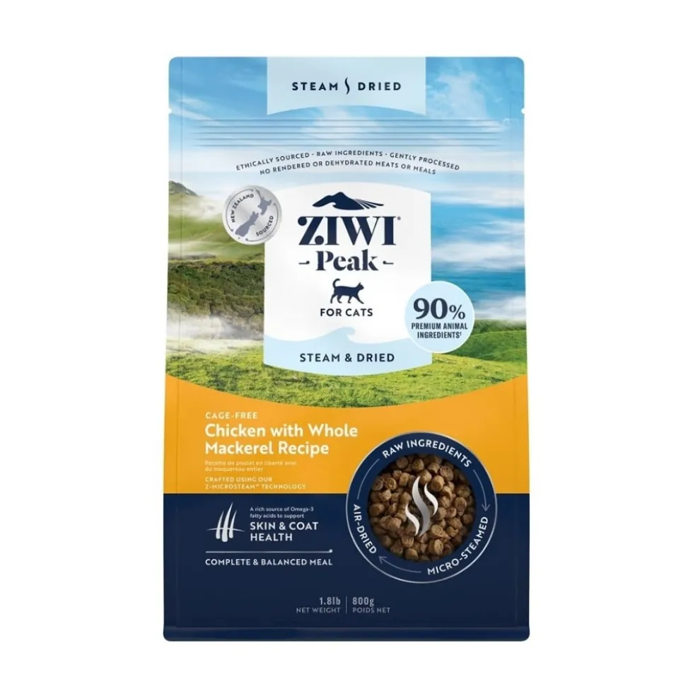 Ziwi Peak Steam & Dried Pienso No Extrusionado de Pollo para Gato