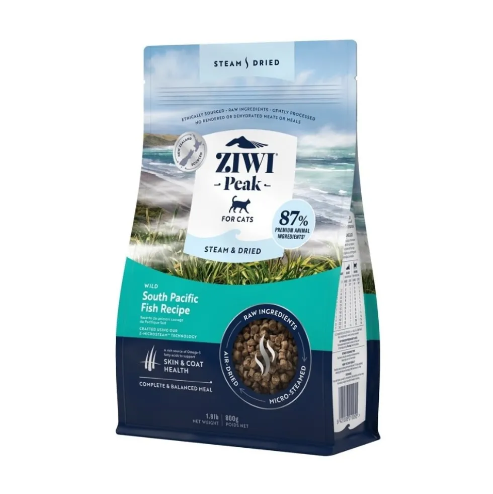 Ziwi Peak Steam & Dried Pienso No Extrusionado de Pescado para Gato